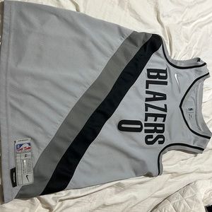 Damian lillard swingman player jersey grey